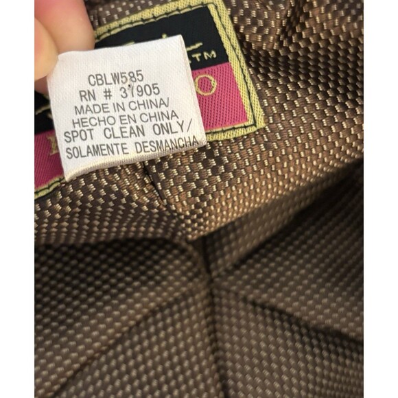 SCALA PRONTO Women's Wool Blend Herringbone Jeweled Flat Cap Newsboy Cap - Picture 6 of 6